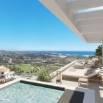 Jacuzzi bij Penthouses met Zeezicht Te Koop aan Calanova Golf in Mijas met 2 Slaapkamers en Luxe Voorzieningen