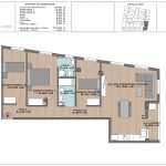 Plattegrond van appartement met indeling