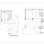 Plattegrond van modern huisontwerp