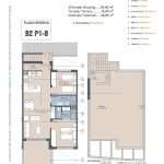 Plattegrond van appartement met open keuken
